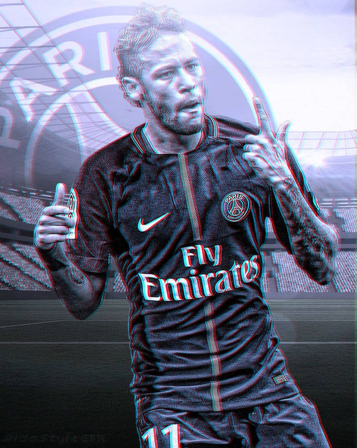 Neymar Soccer Player No.11 Wallpaper