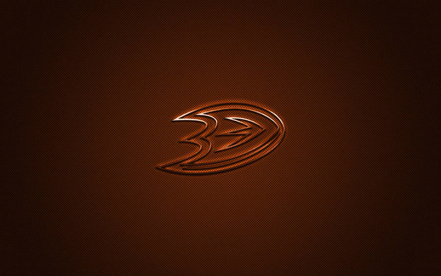 Nhl Anaheim Ducks Carbon Fiber Design Wallpaper