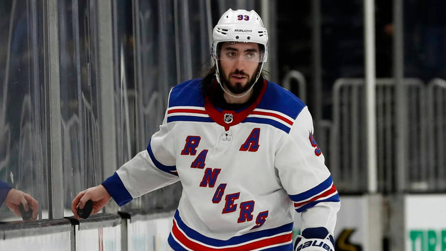 Nhl Mika Zibanejad New York Rangers Center Player Wallpaper