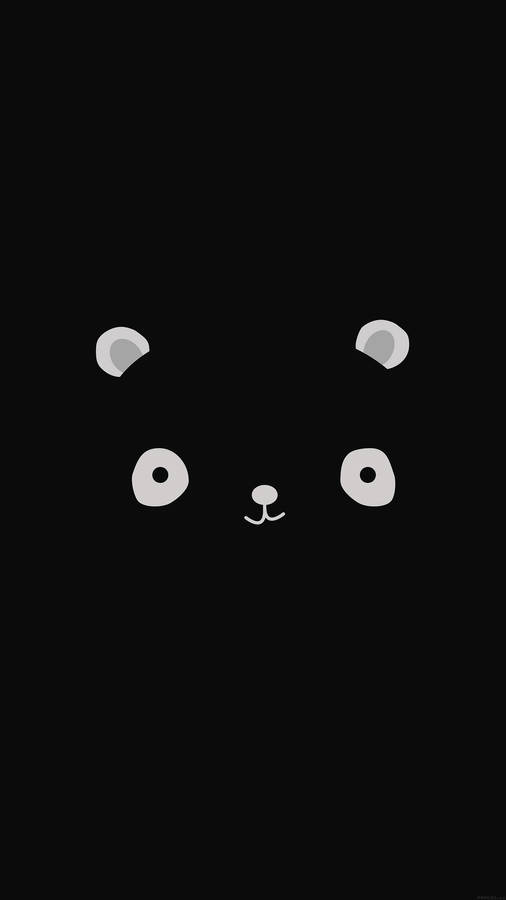 Nice Cute Minimal Panda Wallpaper