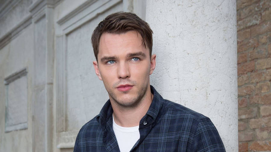 Nicholas Hoult Staring Away Wallpaper