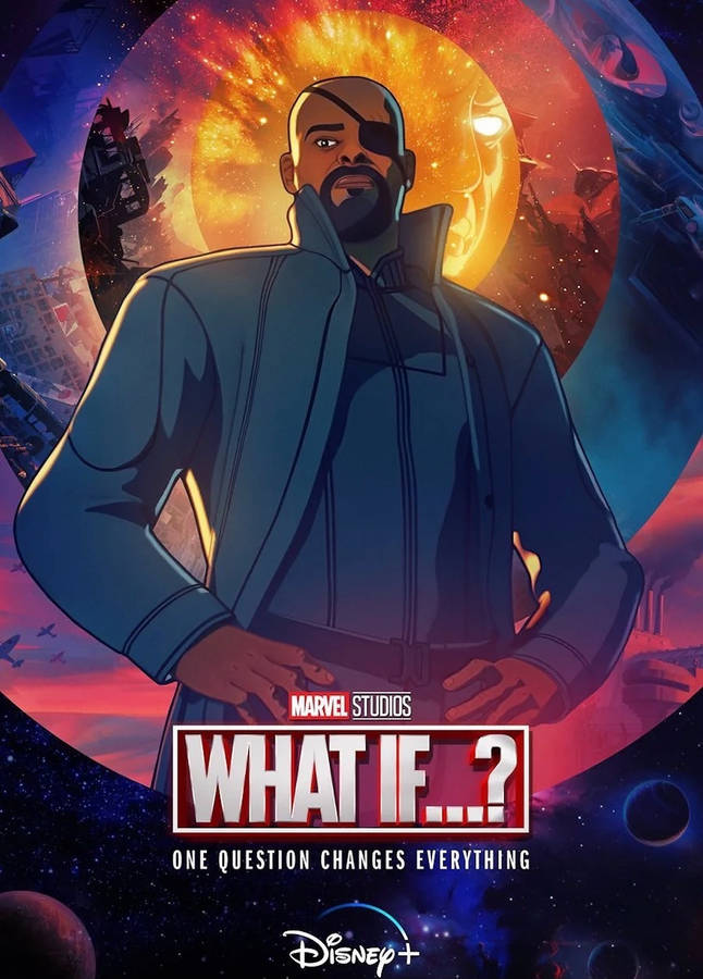 Nick Fury, The Stalwart Strategist Of Marvel's What If Series Wallpaper