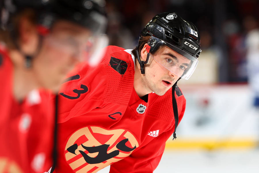 Nico Hischier Candid Wallpaper