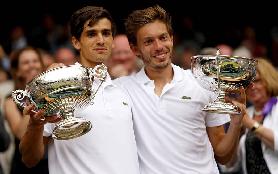 Nicolas Mahut And Doubles Partner Wallpaper