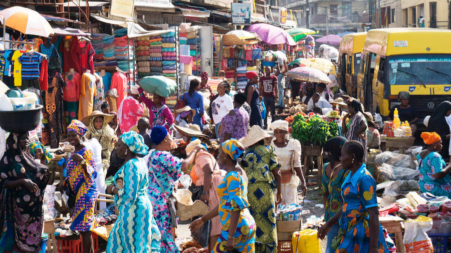 Nigeria Busy Streets Wallpaper