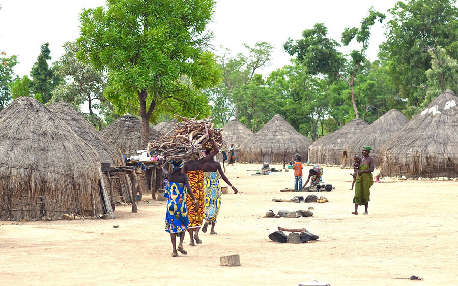 Nigeria Indigenous Village Wallpaper