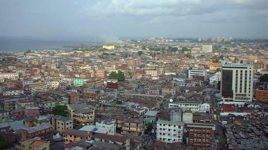 Nigeria Vast Town Beside Sea Wallpaper