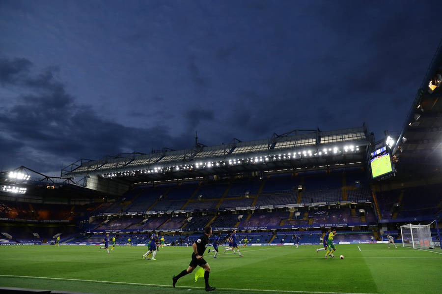 Night Match At Stamford Bridge Wallpaper