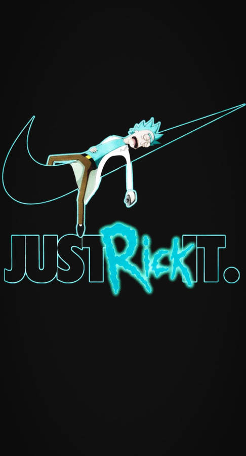 Nike Cartoon Just Rick It Wallpaper