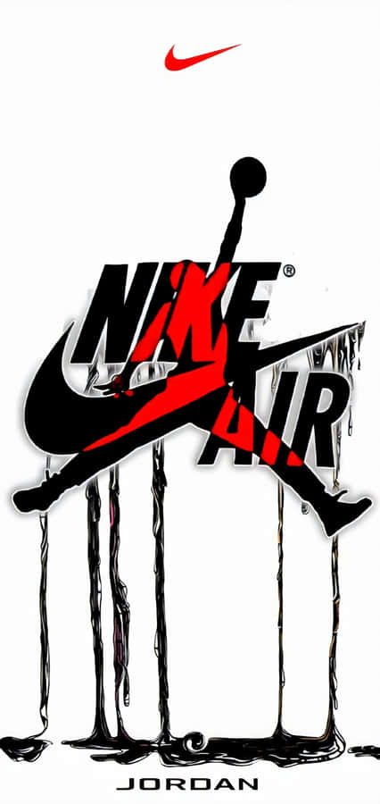 Nike Jordan Air Logo Paint Wallpaper