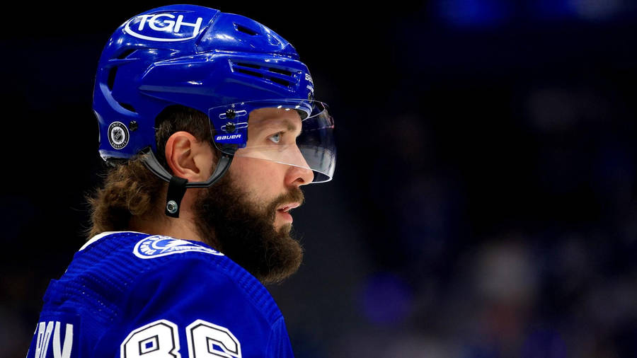 Nikita Kucherov Headshot Photo Wallpaper