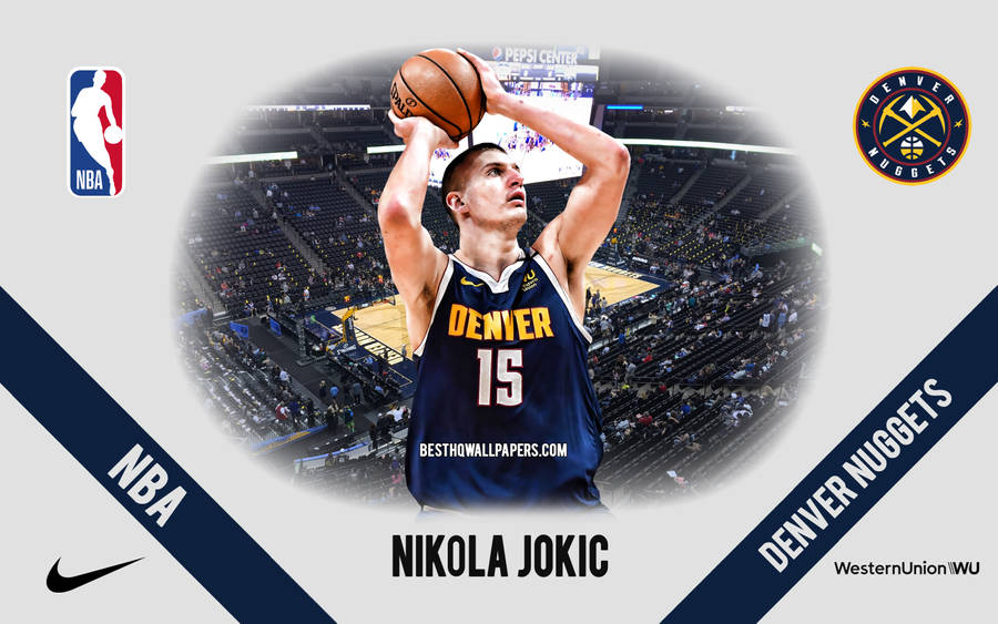 Nikola Jokic Nba League Wallpaper