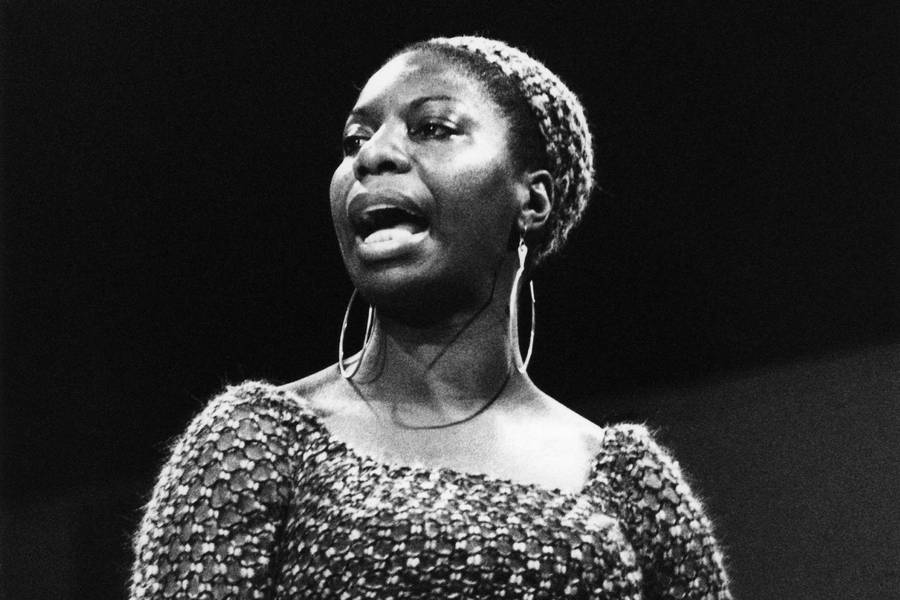 Nina Simone Black Woman Necklace Wallpaper