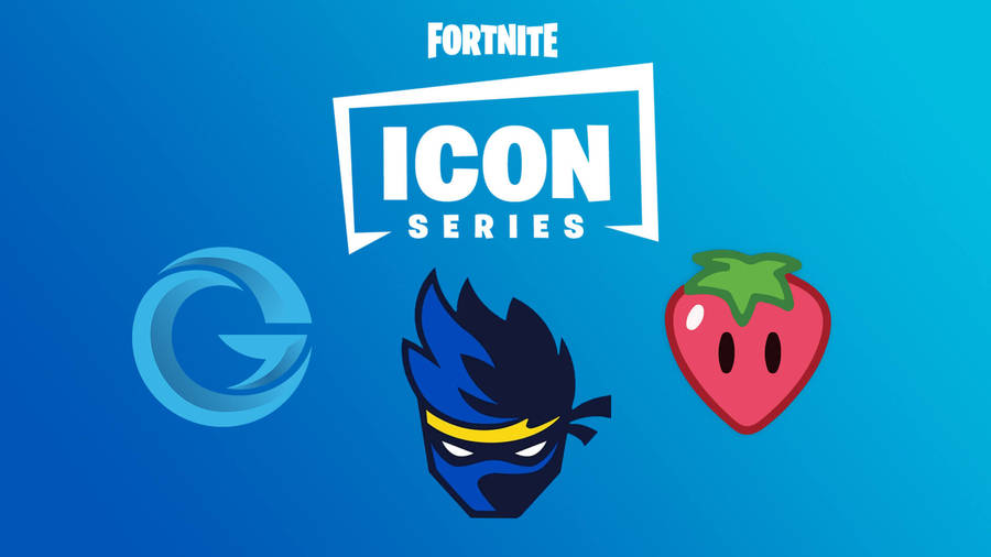 Ninja Fortnite Sponsor Icons Wallpaper