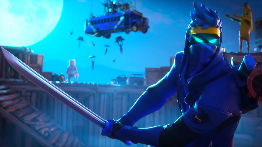 Ninja Fortnite Sword Wallpaper