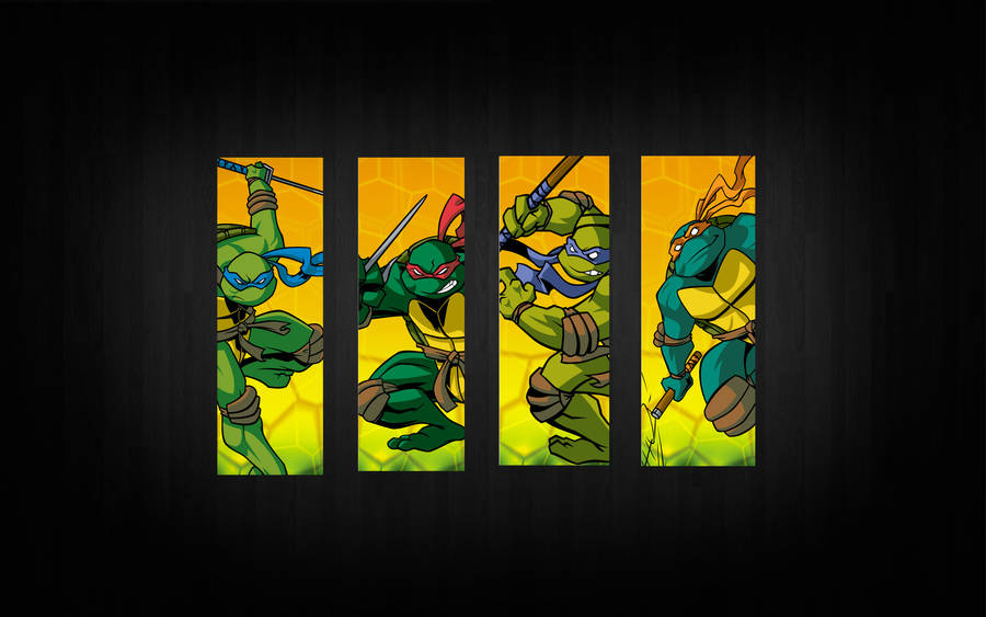 Ninja Turtle Side-by-side Wallpaper