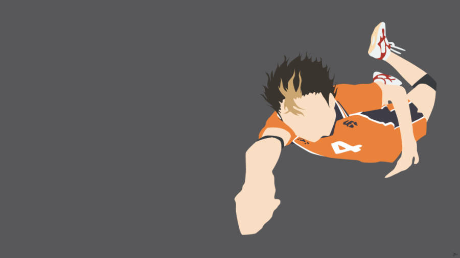 Nishinoya Spike Haikyuu Desktop Wallpaper