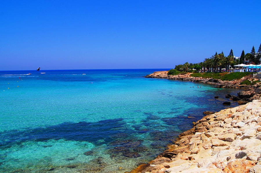 Nisia Lombardi Beach Cyprus Wallpaper