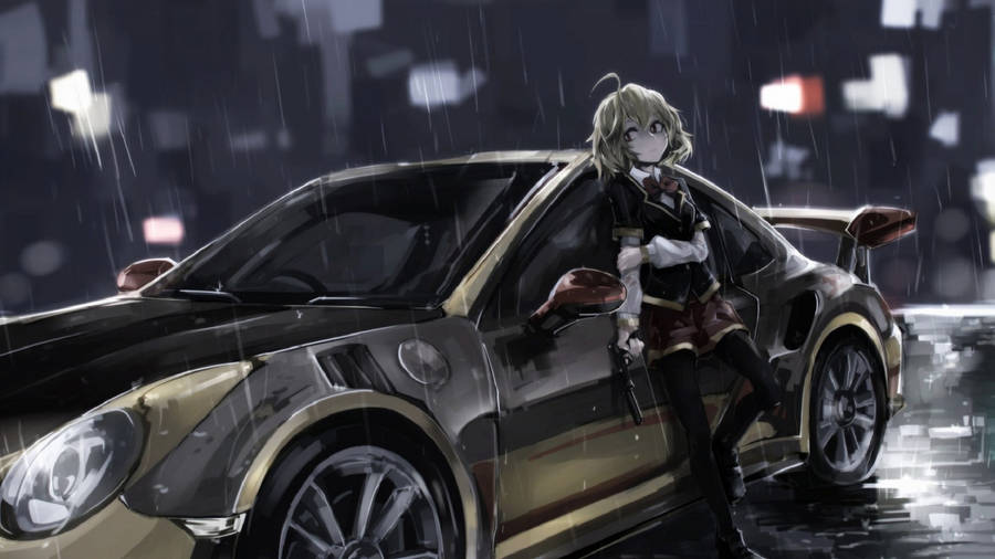 Nissan Gt-r Anime Car Wallpaper