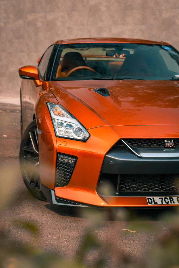 Nissan Gtr Car At Desert Wallpaper