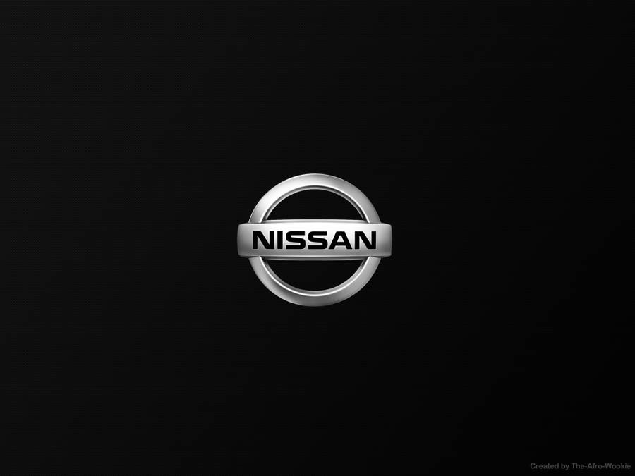 Nissan Logo In Black Wallpaper
