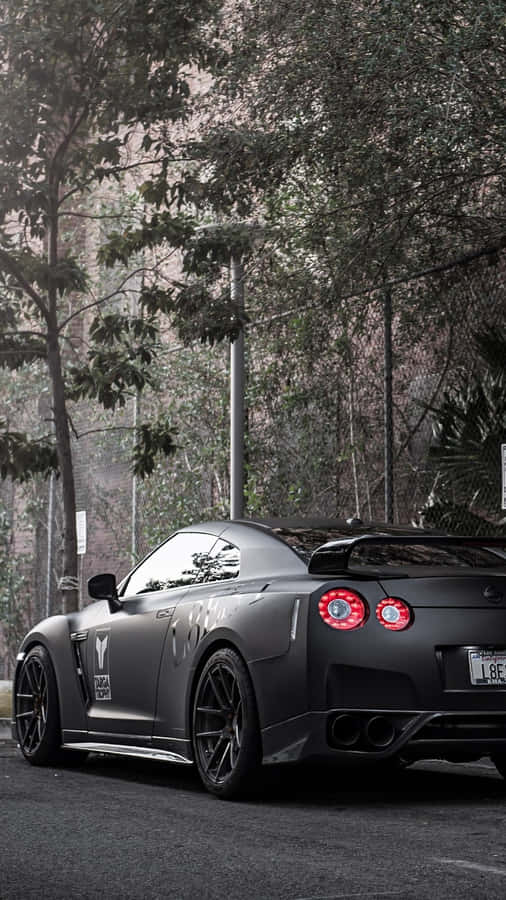 Nissan R35 Gtr Forest Road Wallpaper