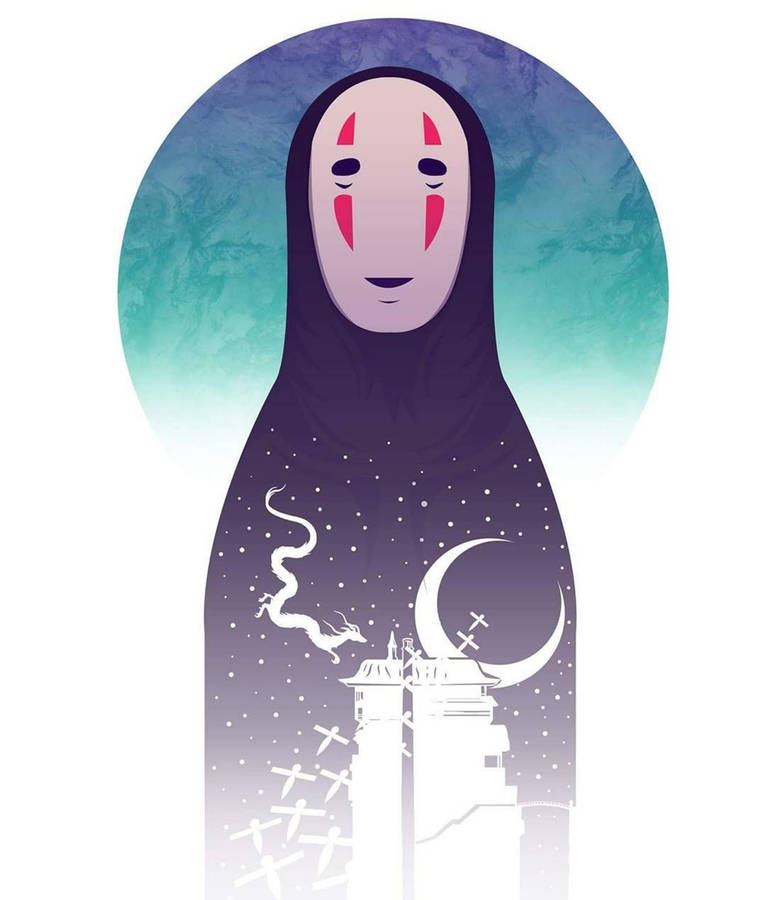 No-face Digital Drawing Wallpaper