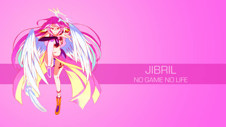 No Game No Life Jibril Poster Wallpaper