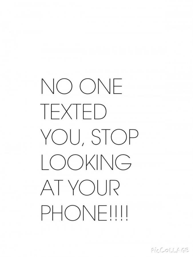 No One Texted You Funny Phone Wallpaper