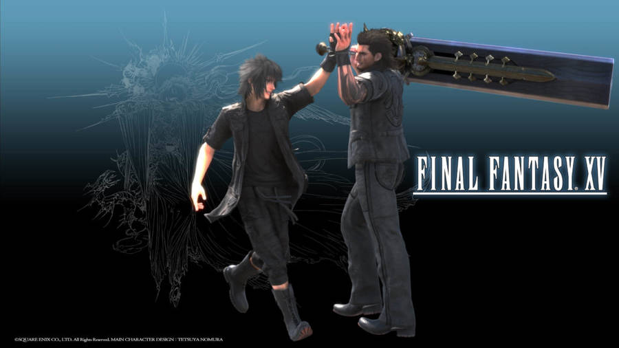 Noctis And Gladio From Final Fantasy Xv Wallpaper