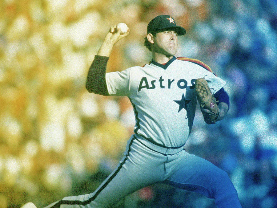 Nolan Ryan Two-toned Poster Wallpaper