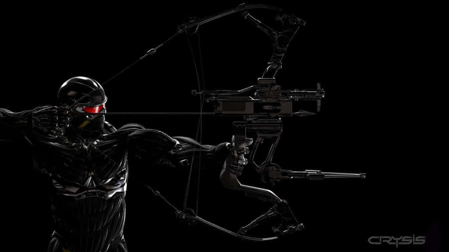 Nomad Drawing His Predator Bow Crysis Hd Wallpaper
