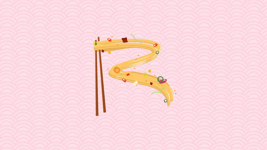 Noodles R Alphabet Wallpaper