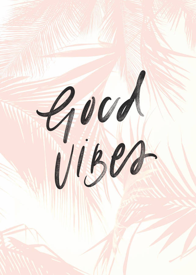 Nordic Summer Good Vibes Wallpaper