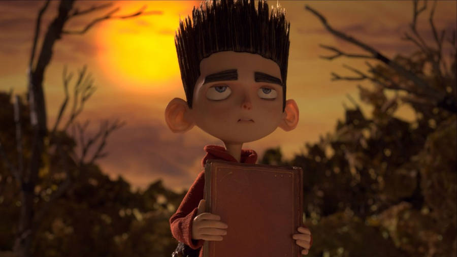 Norman With Book Full Moon Paranorman Wallpaper