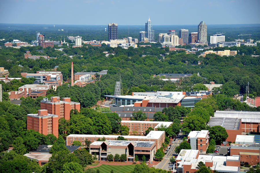 North Carolina State University Skyline Wallpaper