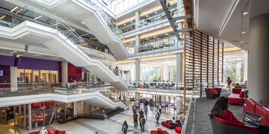 North Carolina State University Talley Student Center Interior Wallpaper