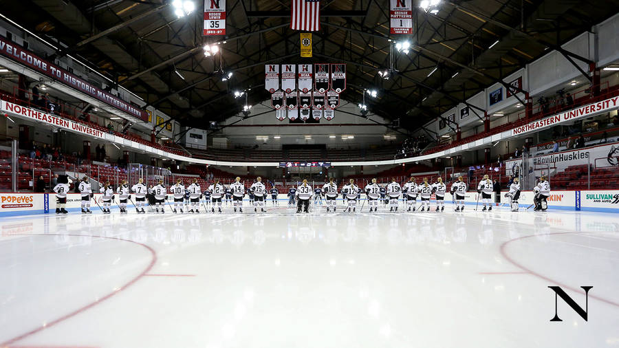 Northeastern University Hockey Team Wallpaper