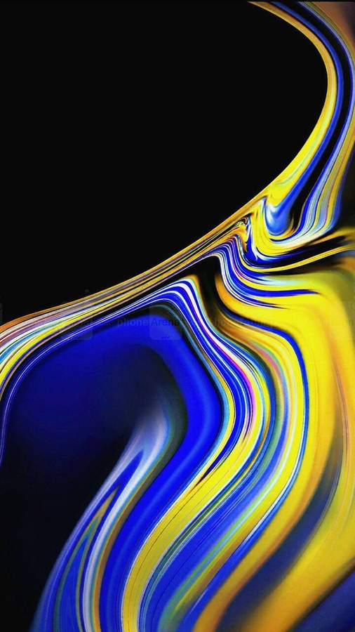 Note 10 Liquid Abstract Art Wallpaper