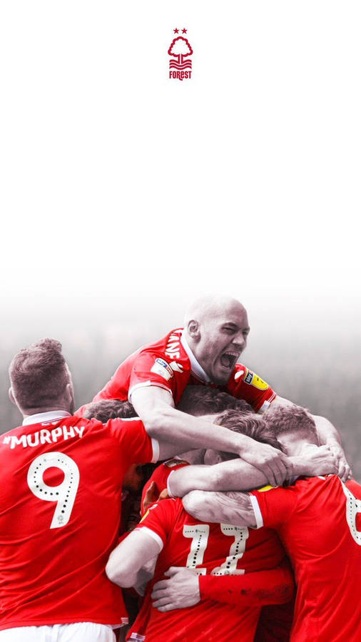 Nottingham Forest Fc Red Gray Wallpaper