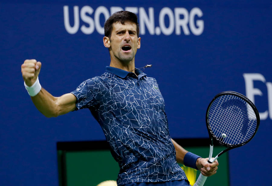 Novak Djokovic 2018 Us Open Wallpaper