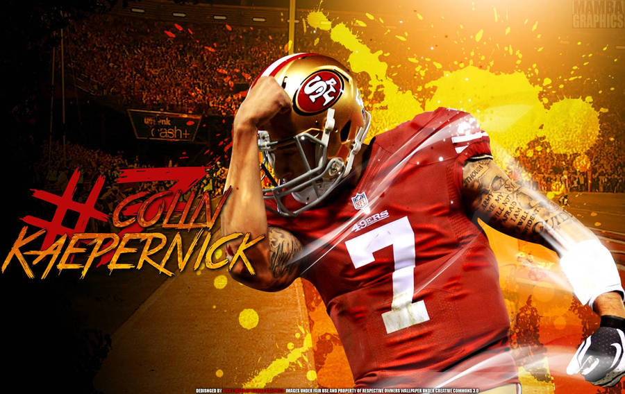 Number 7 Colin Kaepernick 49ers Iphone Wallpaper