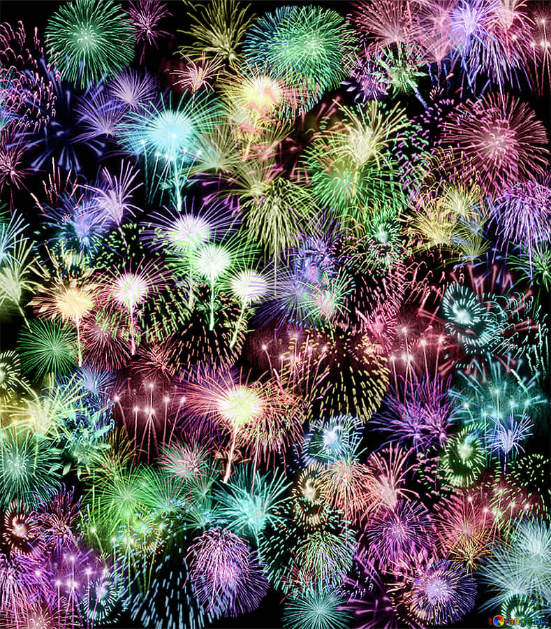 Numerous Fireworks In The Sky Wallpaper