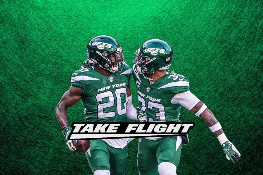 Ny Jets 20 And 33 Wallpaper