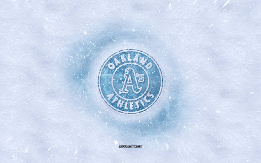 Oakland Athletics Ice Aesthetics Wallpaper