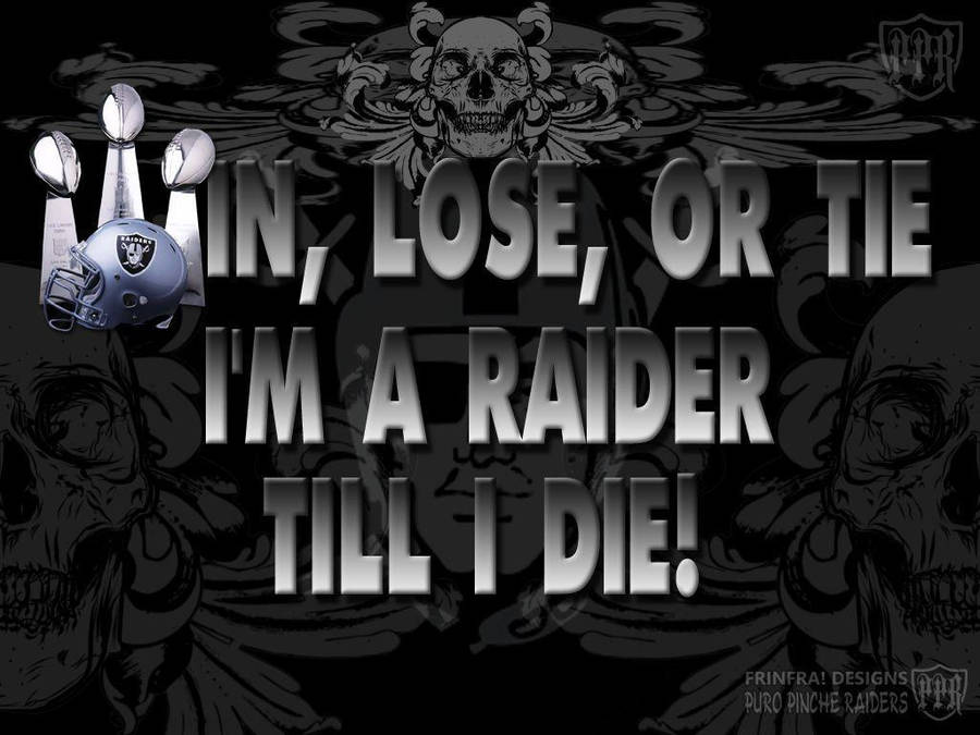 Oakland Raiders Fan Art Wallpaper