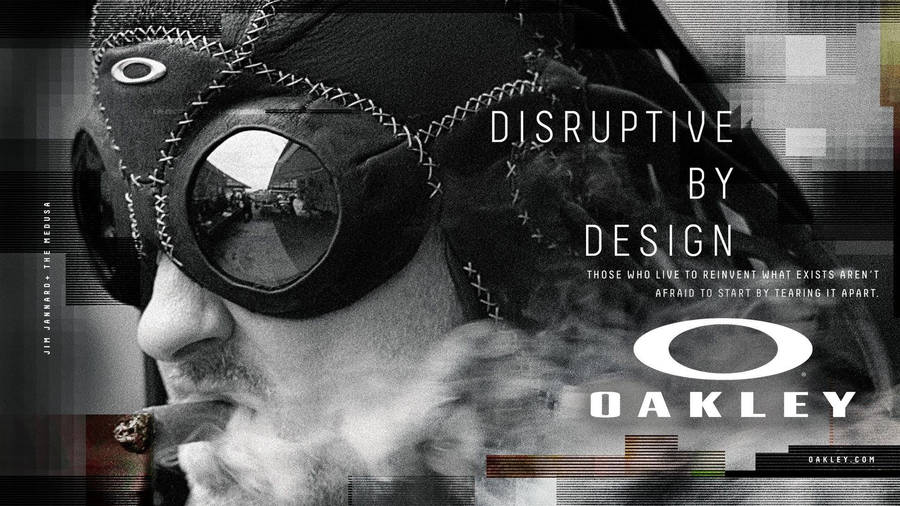 Oakley Sunglasses In Black And White Wallpaper