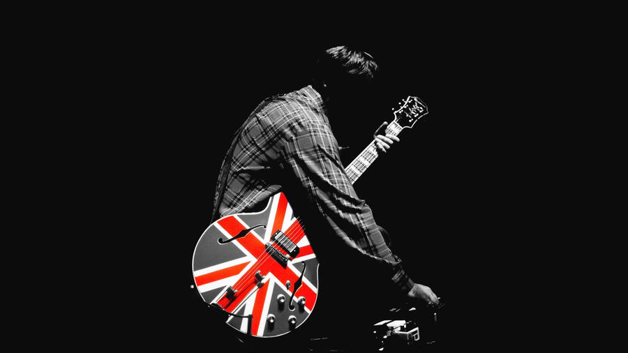 Oasis Guitar Wallpaper