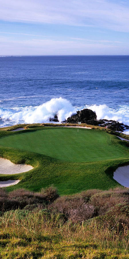 Ocean Course For Golf Iphone Wallpaper