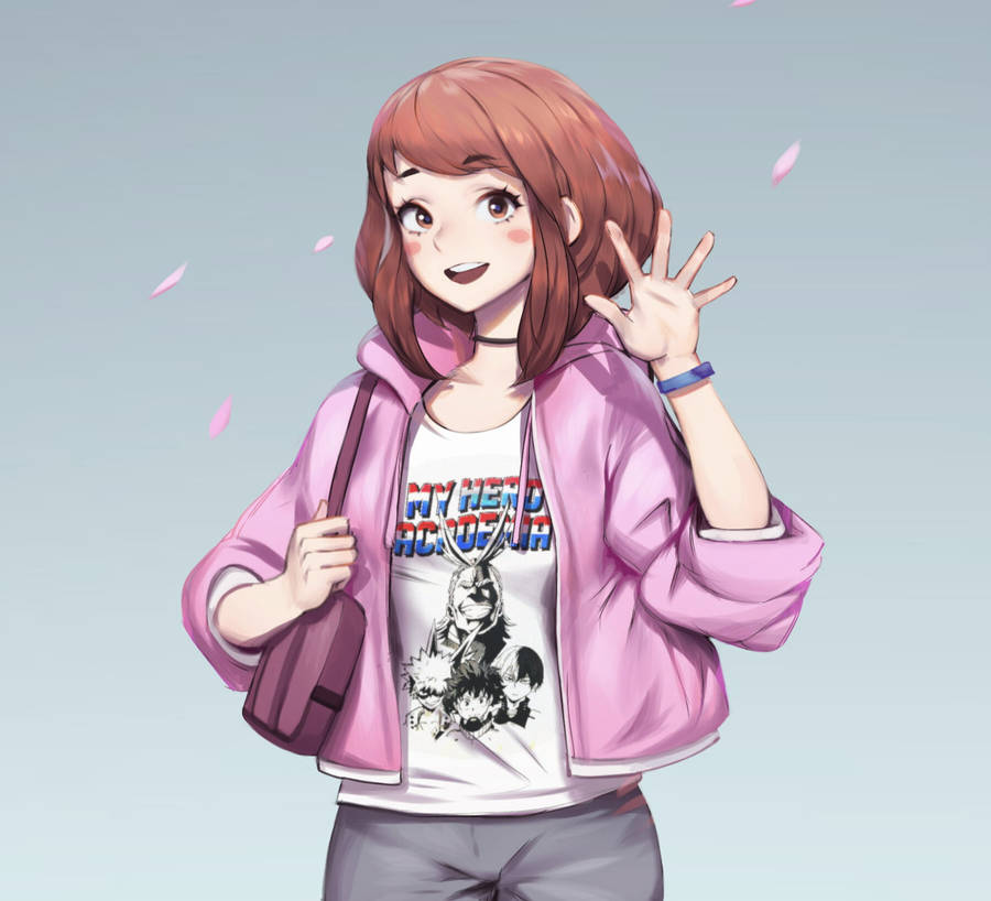 Ochaco Uraraka Female Hero Wallpaper